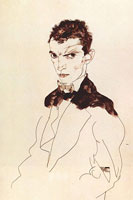 Selbstportrait Egon Schiele 1912 Selbstportrait Egon Schiele