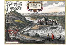 Weinberge von Tokaj in der 2. Hälfte des 16. Jahrhunderts. Graphik von Georg Hoefnagel Weinberge von Tokaj in der 2. Hälfte des 16. Jahrhunderts. Graphik von Georg Hoefnagel